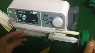 Syringe Pump Calibration  Enteral Feeding Pump YSSY500  Yueshen Medical Equipment [upl. by Aloysia]