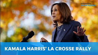 Live Kamala Harris rally with Mark Cuban at University of WisconsinLa Crosse [upl. by Lyj]