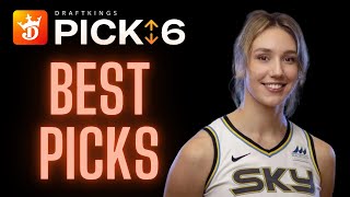 WNBA DRAFTKINGS PICK 6 PICKS  TUESDAY  9102024 [upl. by Juetta]