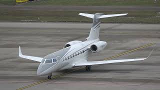 GULFSTREAM G280 ISEAV ARRIVING AND DEPARTING ZURICHLSZH WEF VISITOR 2024 151 [upl. by Jaycee264]