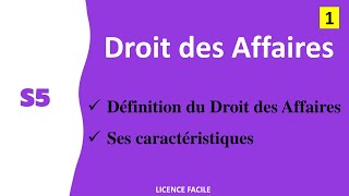 Droit des Affaires en Darija «Définition du Droit des Affaires et ses caractéristiques»  EP 1 [upl. by Yahsel]