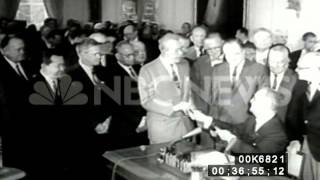 President Johnson Signs the Civil Rights Act  1964 [upl. by Niryt]