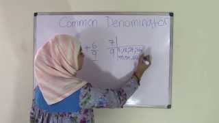 5th Grade Math How to Find Common Denominators [upl. by Arrio]