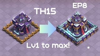 Maxing freeze spell TH15 Lv1 to max EP8 [upl. by Nhguahs]