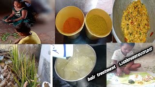 sunday full day routine hair treatment oilorganising DIML vlogtamilhomelove [upl. by Ivonne]