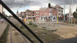 Tram Ride in Antwerp  Tramlijn 3  Theunisbrug De Lijn [upl. by Moazami69]