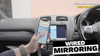 How to Step by Step Mirror Your Phone Via USB to Apple Carplay Android Auto Head Unit [upl. by Sacttler939]