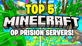 TOP 5 OP PRISON SERVERS 2024 MINECRAFT JAVA EDITION 1819115116 1171181191204 [upl. by Slaohcin695]