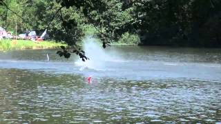 Eisweiher Schaubootfahren Schiffsmodellbau Pirmasens Sonntag 12082012 Clip 1 [upl. by Sundin]