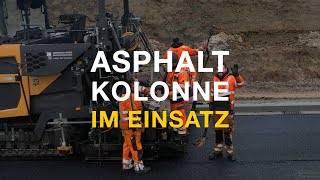 UNSERE ASPHALTKOLONNE IM EINSATZ [upl. by Dorcea]