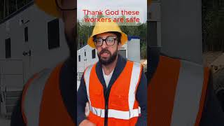 ThankGod these workers are safe funny constructionfail comedymovies automobile workers workman [upl. by Froma144]