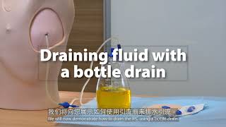 Indwelling Pleural Catheter Instructional Video Drainage Bottle [upl. by Ahsikcin319]