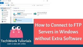 How To Connect To Any FTP Servers Without Using Any Software [upl. by Rettuc]