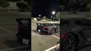 Aventador SVJ shoots flamessupercar lamborghini aventador lamborghinisvj 😀🥰 [upl. by Ohl]