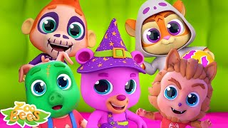 Learn to Count 5 with Cute Halloween Monsters amp More Spooky Cartoons for Kids [upl. by Ariamat664]