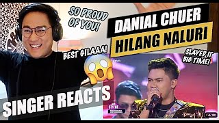 Danial Chuer  Hilang Naluri Big Stage 2022  SINGER REACTION [upl. by Ahsiri]