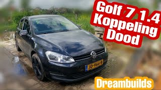 VW GOLF 7 14 KOPPELING VERVANGEN DreamBuilds [upl. by Hayman]