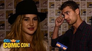 DIVERGENT Stars Share Favorite Scenes amp Discuss Characters  2013 ComicCon [upl. by Gussie71]