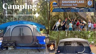 Camping  Shuswap Lake Provincial BC  Canada [upl. by Huei]