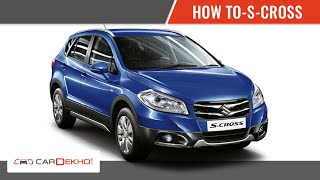 How to Open the Bonnet in Maruti Suzuki S Cross  CarDekhocom [upl. by Connelley]