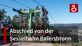 Sesselbahn Stöckerkopf Baiersbronn  Schwarzwald [upl. by Vasiliu154]