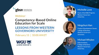 CompetencyBased Online Education for Scale Lessons from Western Governors University [upl. by Harima949]