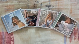 Taylor Swift  1989 Taylors Version Deluxe Edition All The Editions CD UNBOXING [upl. by Tiphany]