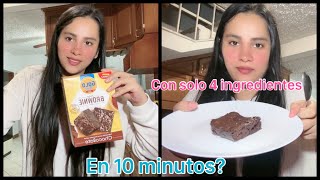 Brownie en Microondas en 10 Minutos ✅ [upl. by Sihon]