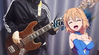 Bass Cover Hangyakusei Million Arthur 2 OP  OPEN THE WORLDS ORESAMA [upl. by Neelhsa]