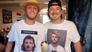 Morgan Wallen Parties With Guy Arrested Wearing His Mugshot [upl. by Fischer]