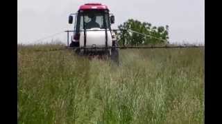 Spraying with 150 Gal Fimco Sprayer 2013 [upl. by Nyladnarb669]