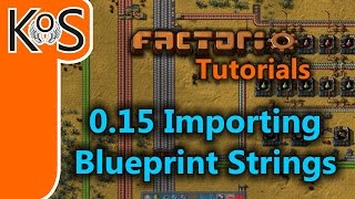 Factorio Tutorials 015 How to Import Blueprint Strings [upl. by Orabla]