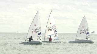 2016 Sailing World Cup Miami  Laser Medal Race [upl. by Croft]