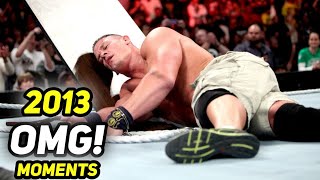 WWE Top 100 OMG Moments of 2013 [upl. by Anegue]