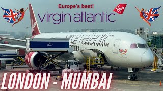 World’s COOLEST Airline  London Mumbai  Virgin Atlantic Economy Delight  B7879  Trip Report [upl. by Bowne]