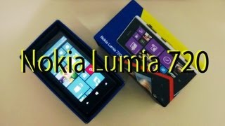 Unboxing Review Nokia Lumia 720 Português [upl. by Yregram778]