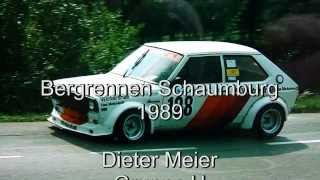 Dieter Meier Bergrennen Schaumburg 1989 Audi 50 Gruppe H 1300 ccm [upl. by Yelyab]