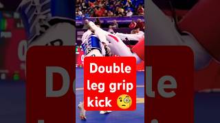 leg grip kick by fighter taekwondo shorts trending youtubeshorts viralvideo [upl. by Ecineg]