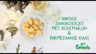 Hartige zandkoekjes met rozemarijn amp Parmezaanse kaas [upl. by Yvon320]