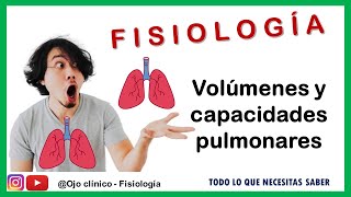 🔴 FISIOLOGÍA  Volúmenes y capacidades pulmonares [upl. by Trici968]