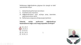 ÖD040  PS01  Eğitimde Kullanılan Ölçme Araçları Hakkında Soru Çözümleri [upl. by Ardeed]