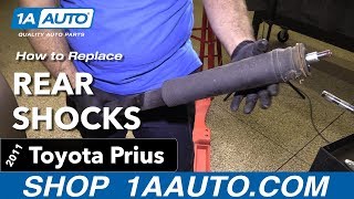 How to Replace Rear Shocks 1015 Toyota Prius [upl. by Rothmuller]