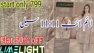 LimeLight 1111 sale Flat 50 oFF new winter collection  Rs 799  LimeLight sale 2024 [upl. by Trebmer]