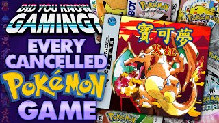 Every Cancelled Pokemon Game New Leaks Discovered [upl. by Nodla]