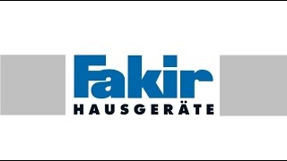 FAKIR Hausgeräte  FakirShopaz [upl. by Jone463]