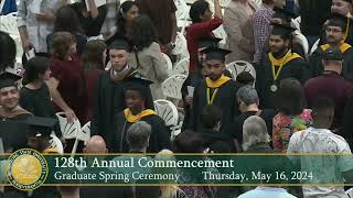 Graduate Commencement May 16 2024 [upl. by Colpin]