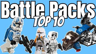 Top 10 LEGO Star Wars Battle Packs of All Time [upl. by Latreshia]