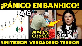 ¡PÁNICO EN BANXICO SIENTEN EL VERDADERO TERROR INFLACIÓN REPUNTA [upl. by Rafe]