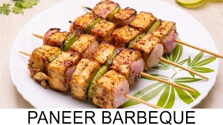 Paneer Recipe for Barbeque Lovers Paneer Tikka Barbeque [upl. by Kristyn]