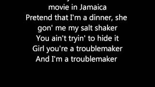 Troublemaker Taio Cruz Lyrics [upl. by Alesi]